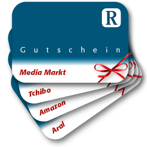 Gutscheinabbildung: Media Markt, Tchibo, Amazon und Aral