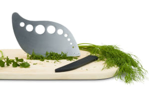 Kräuterabstreifer mit Petersilie und Dill