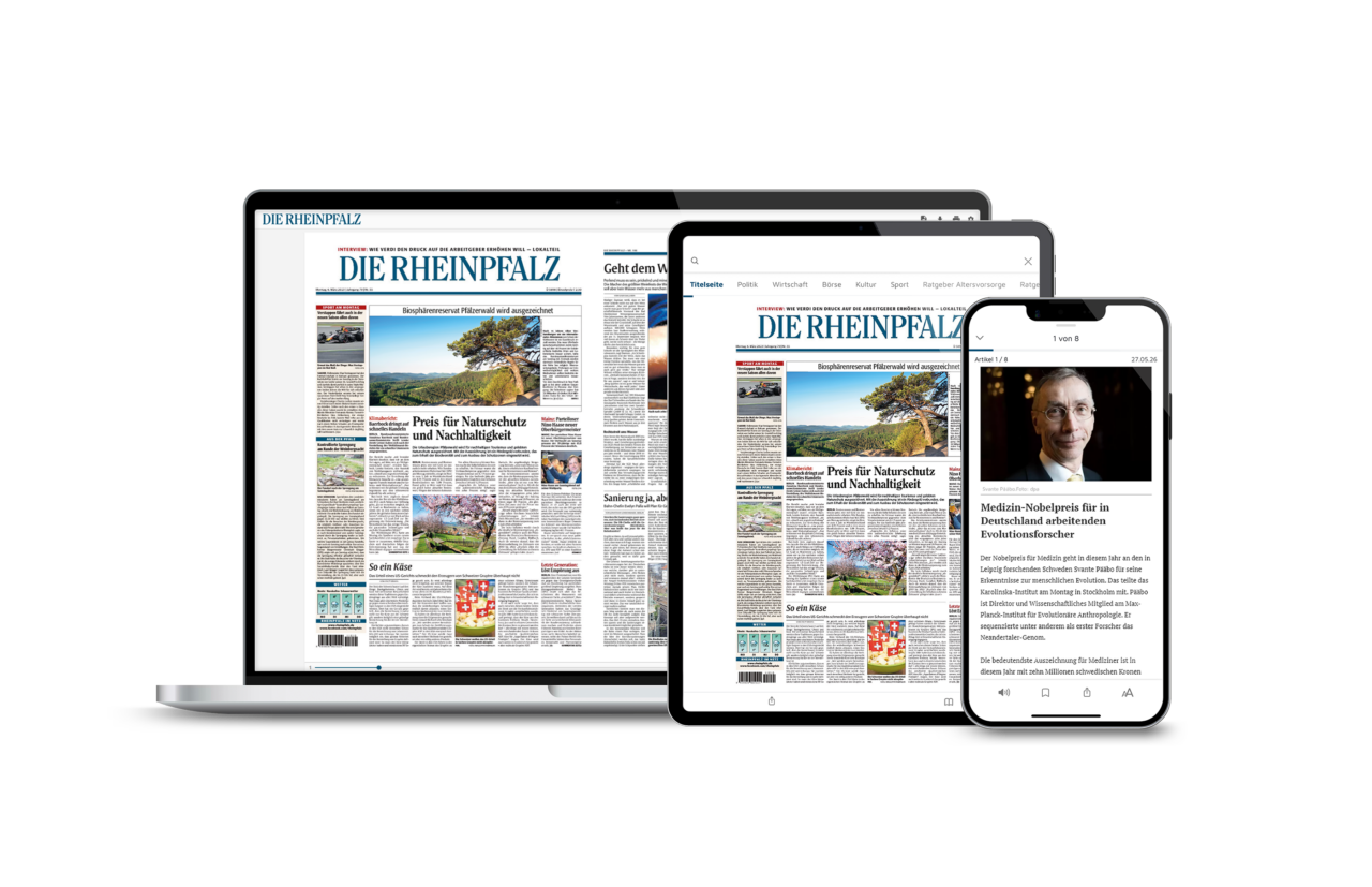 RHEINPFALZ E-Paper - Die digitale Zeitung jetzt online lesen