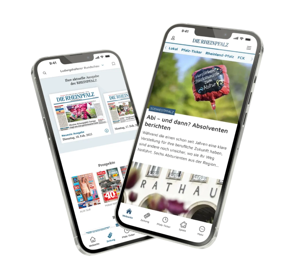 Produktabbildung der RHEINPFALZ App